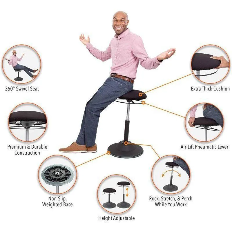 Active Motion Wobble Stool with Cushion