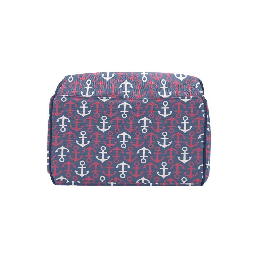 Anchors Away Multifunctional Diaper Backpack Bag