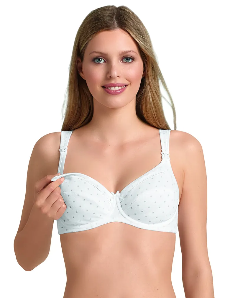 Anita Miss Cotton 5056 Pearl White Nursing Bra