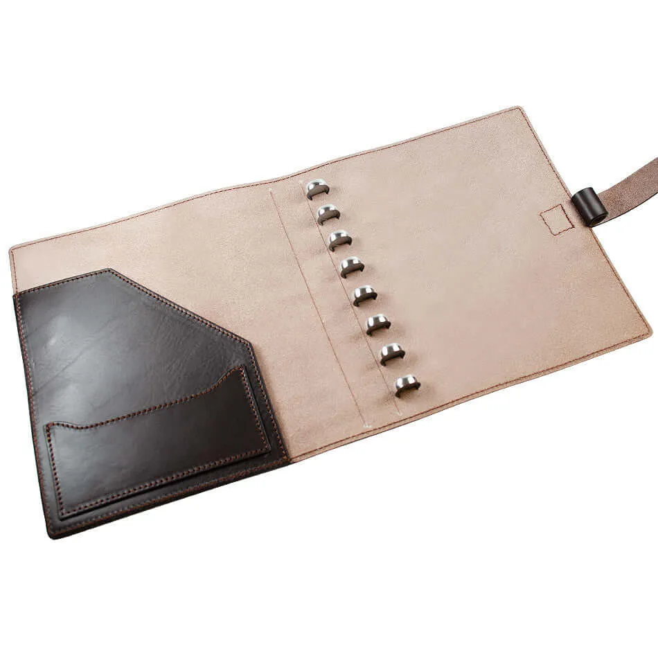 Atoma Pur Leather Folder 185 x 210 Brown