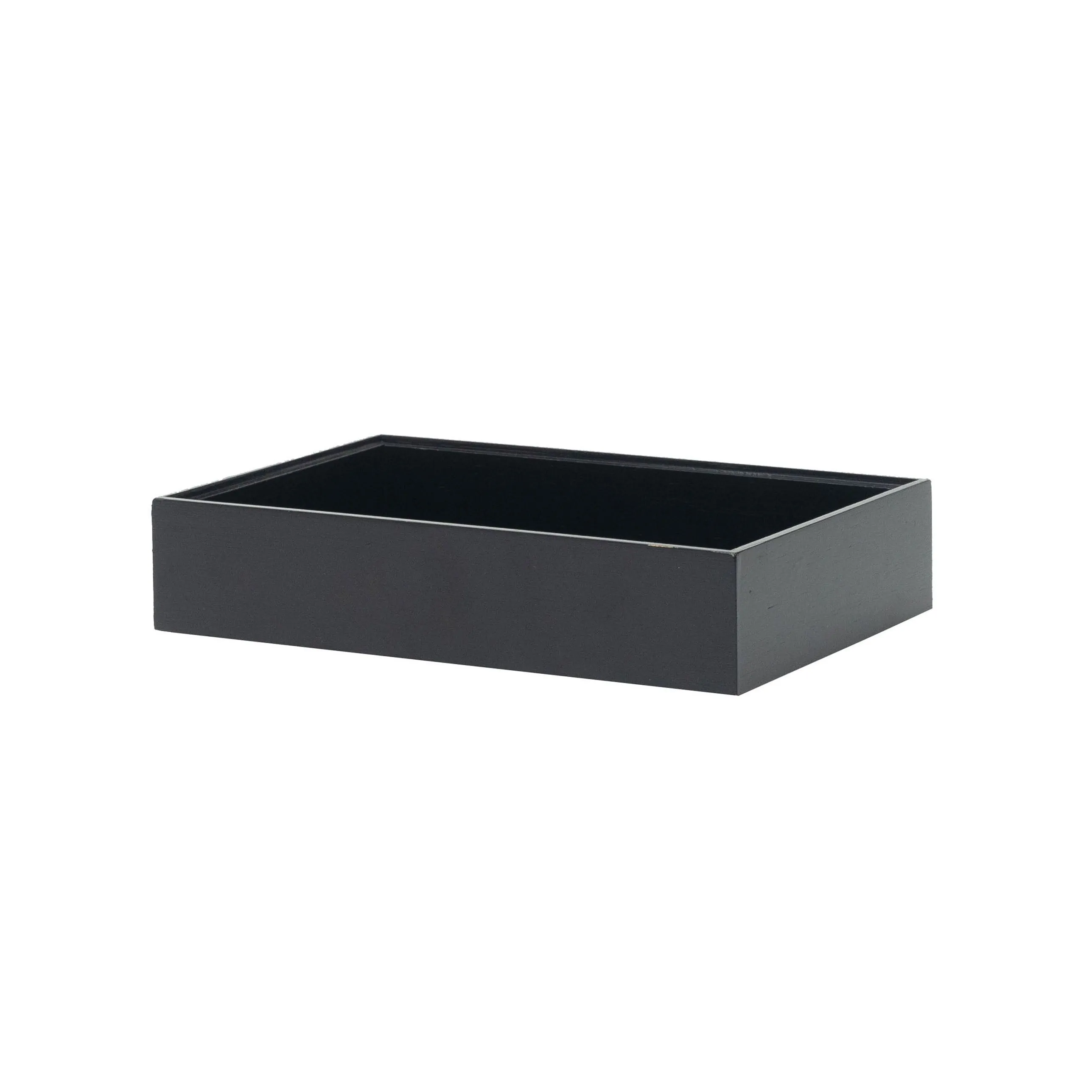 Black Bamboo Rectangular Organizer