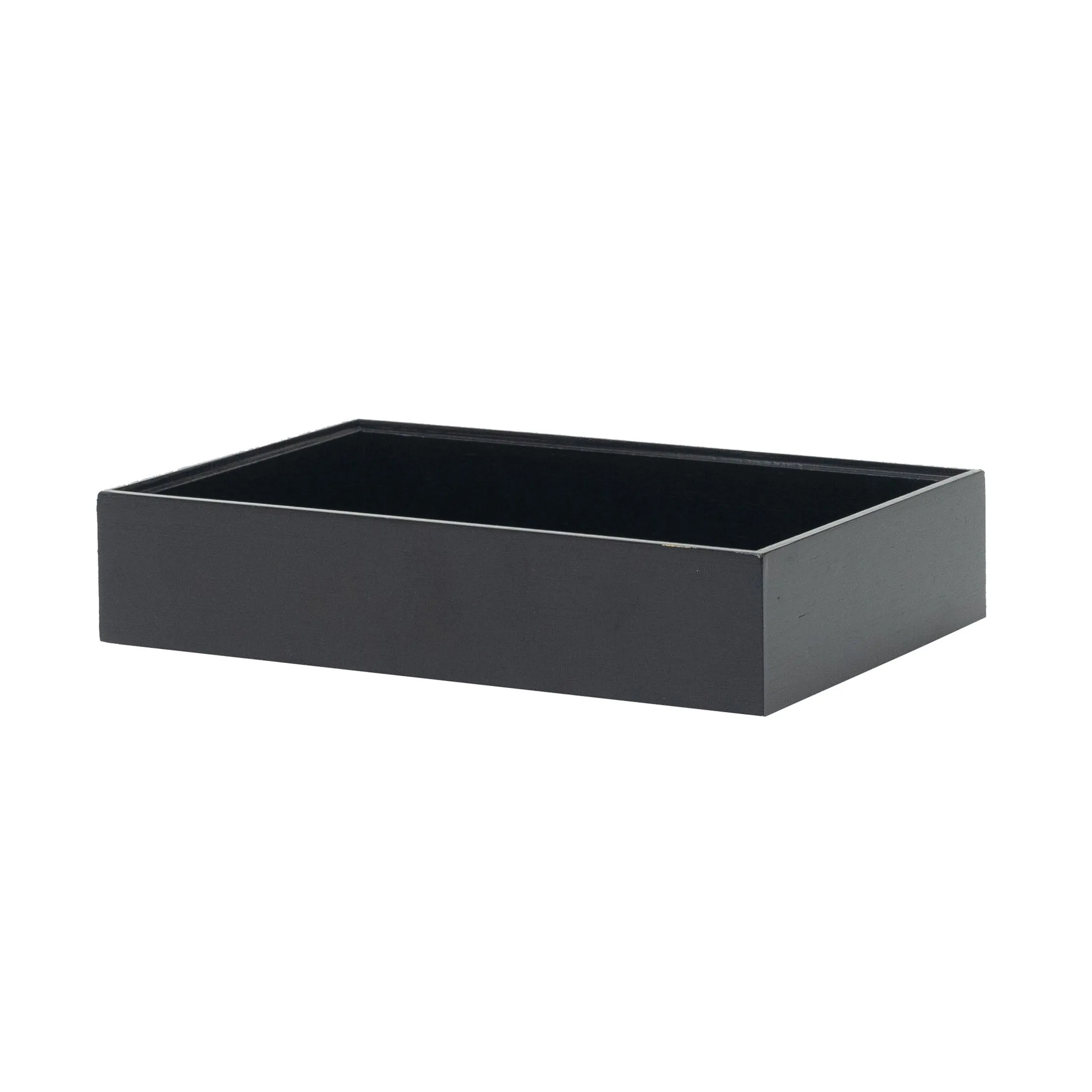 Black Bamboo Rectangular Organizer