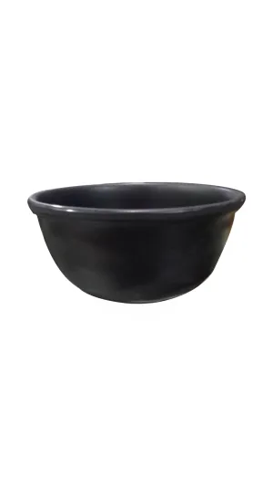 Black Melamine Prime Soup Bowl. Round Shape, 280ml Capacity.
