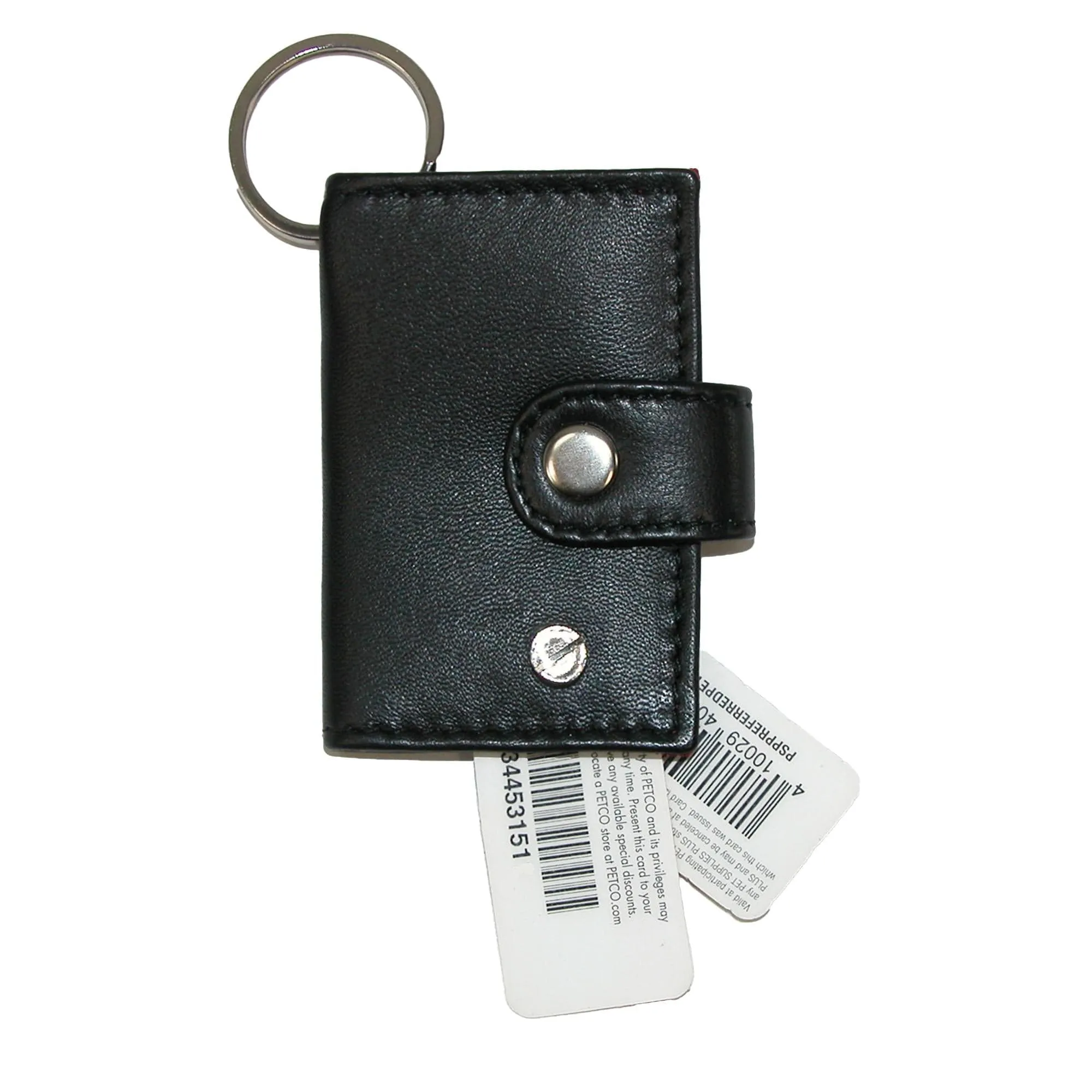 CTM® Leather Scan Card Key Chain Wallet