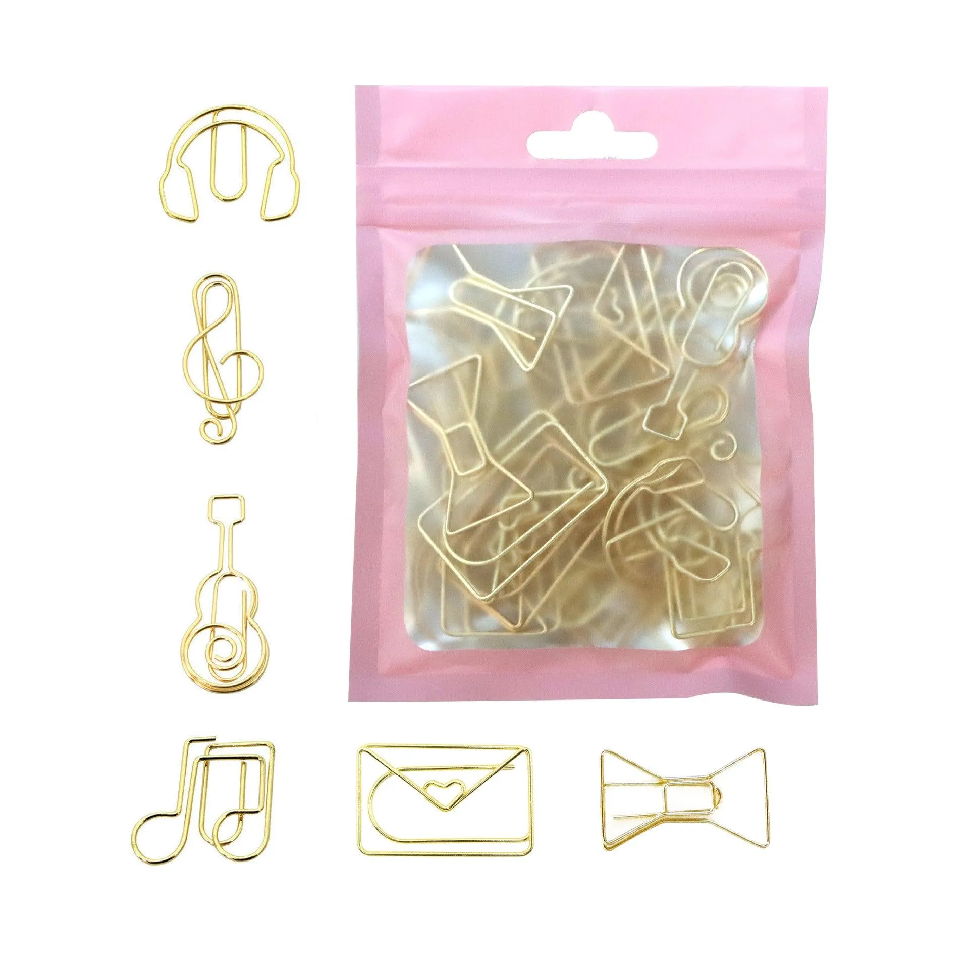 Cute shape metal paper clip vegetable and fruit paper clip animal paper clip