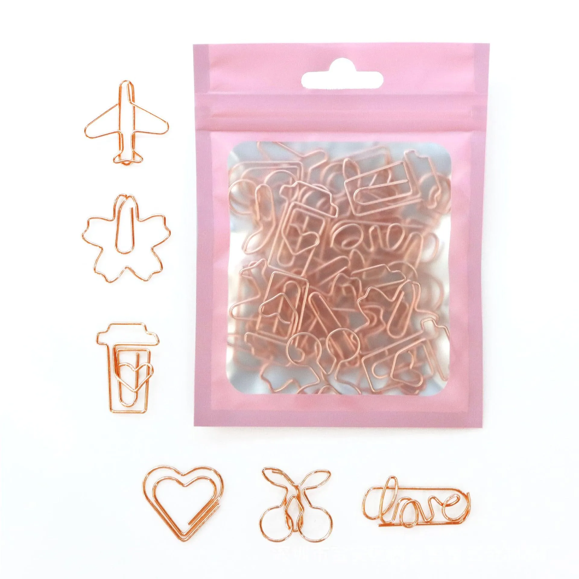 Cute shape metal paper clip vegetable and fruit paper clip animal paper clip