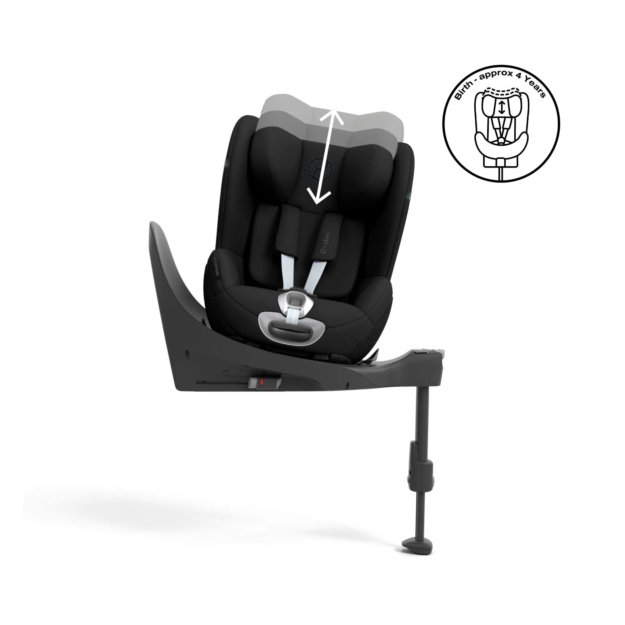 Cybex, Sirona T i-Size Car Seat, Sepia Black