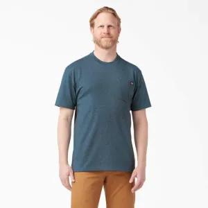 Dickies Men's Heavyweight Heathered Short Sleeve Pocket Tee Relaxed T-Shirt