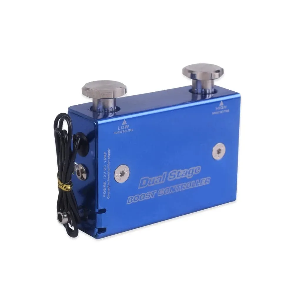 Dual Stage Electronic Turbo Boost Controller Turbocharger PSI Boost Controller Kit With Mounting Hardware And Toggle Switch