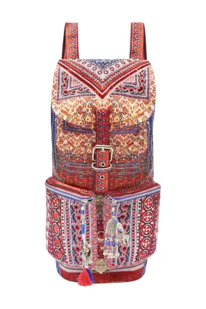 EMBELLISHED BACKPACK OVERNIGHT BAG