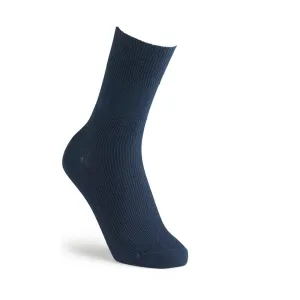 Extra Roomy Cotton‑rich Softhold Socks - Pack Of 3 - Navy