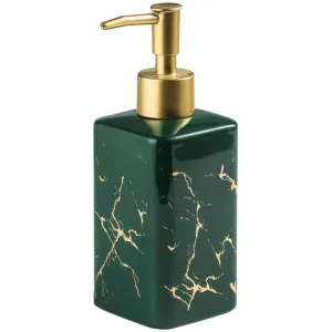 FabSeasons Black Matte Design Ceramic Soap Dispenser, 320ML