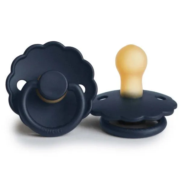 Frigg Daisy Natural Latex Pacifier (Dark Navy) - Size 1