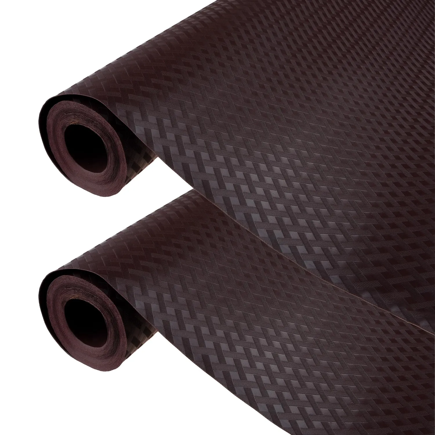 Heart Home Shelf Liner | Kitchen Cabinet Shelf Protector | Kitchen Liners for Cabinets and Drawers | Drawer Liner Mat | Self Check Shelf Liner Cabinet Mat | 5 MTR | Pack of 2 | Brown