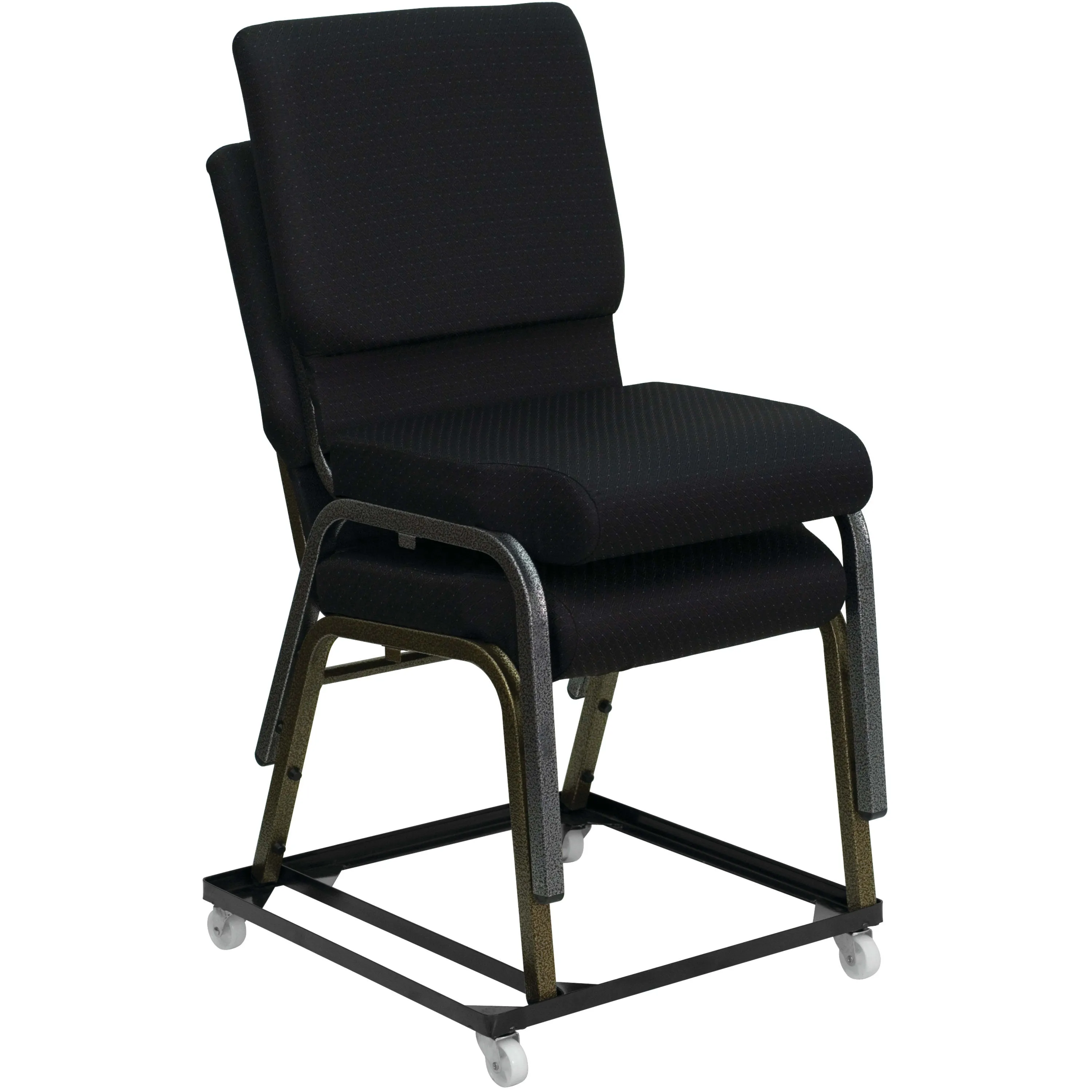 HERCULES Series Steel Stack Chair and Church Chair Dolly
