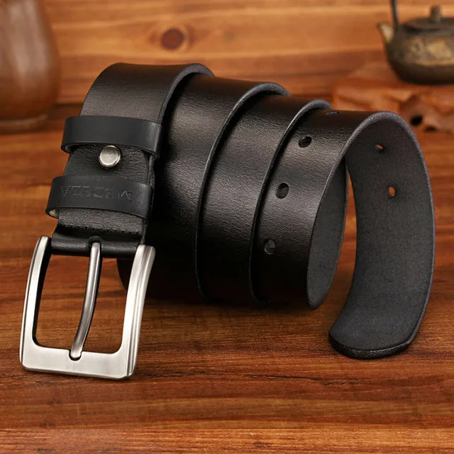 High Quality Genuine Leather Luxury Strap Belts For Men