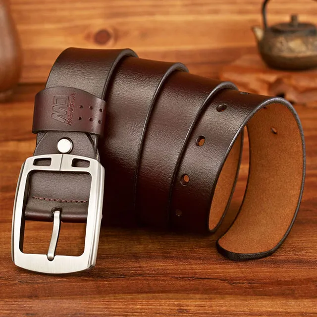 High Quality Genuine Leather Luxury Strap Belts For Men