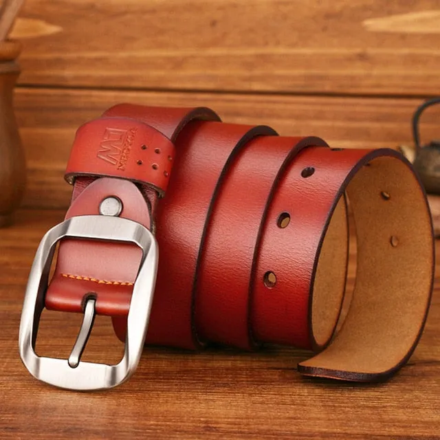 High Quality Genuine Leather Luxury Strap Belts For Men