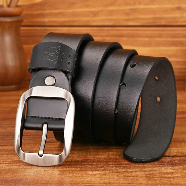 High Quality Genuine Leather Luxury Strap Belts For Men