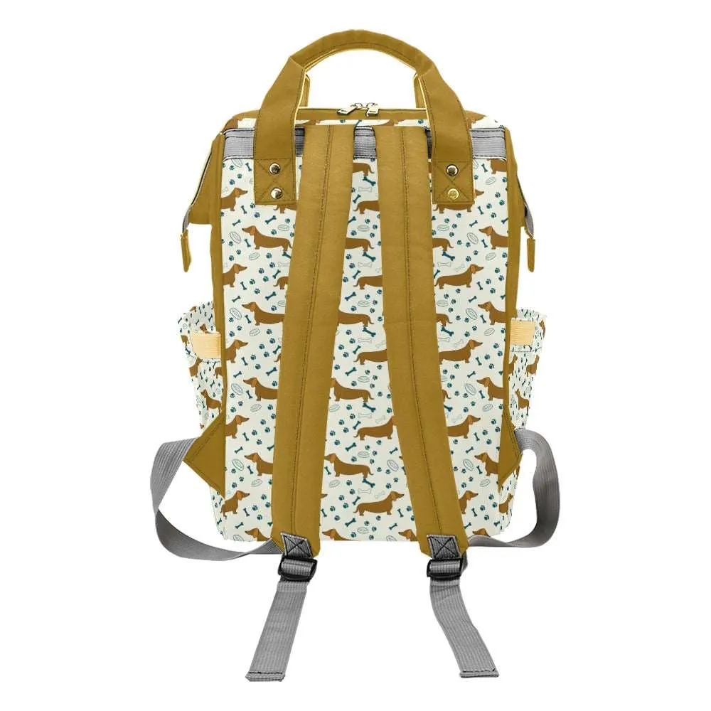Hound Dog Multifunctional Diaper Backpack Bag