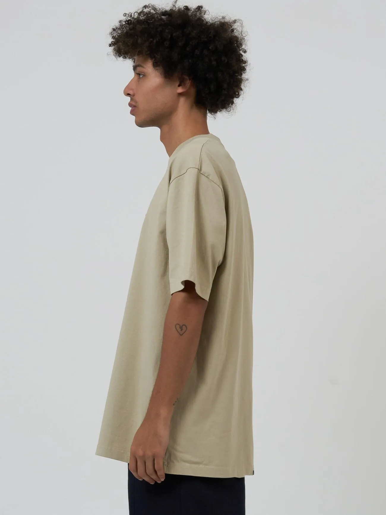 In Harmony Oversize Fit Tee - Sandstone