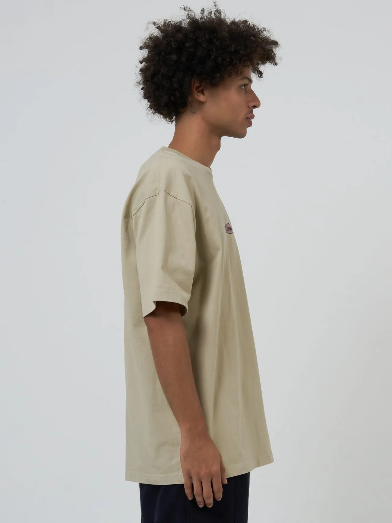 In Harmony Oversize Fit Tee - Sandstone