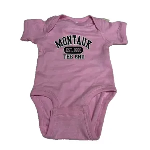 Infant Montauk The End Est 1660 Onesie