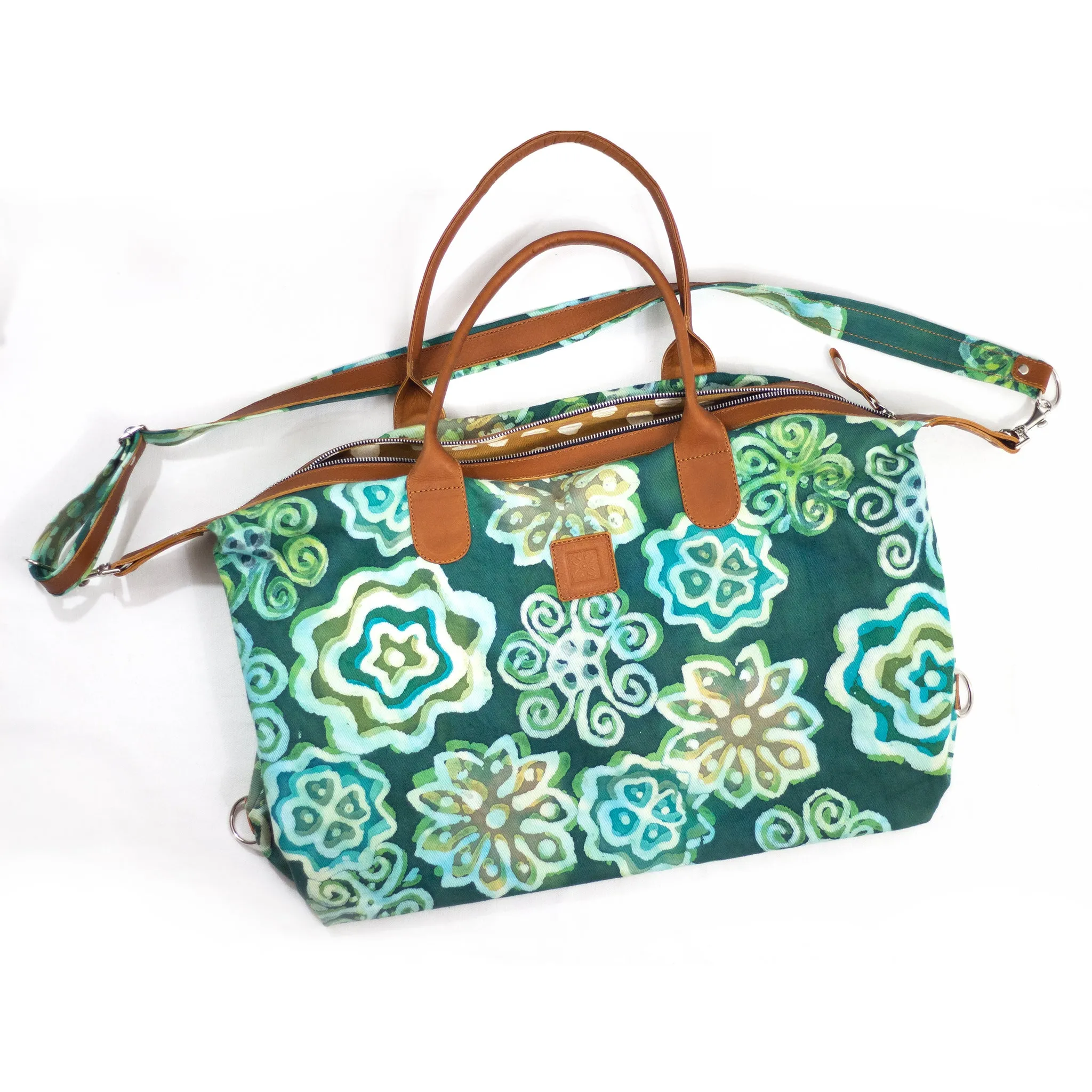 Intrepid Traveler - Convertible Tote - Green Goddess