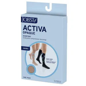 Jobst ACTIVA Opaque Compression Knee High Stockings 15-20 mmHg