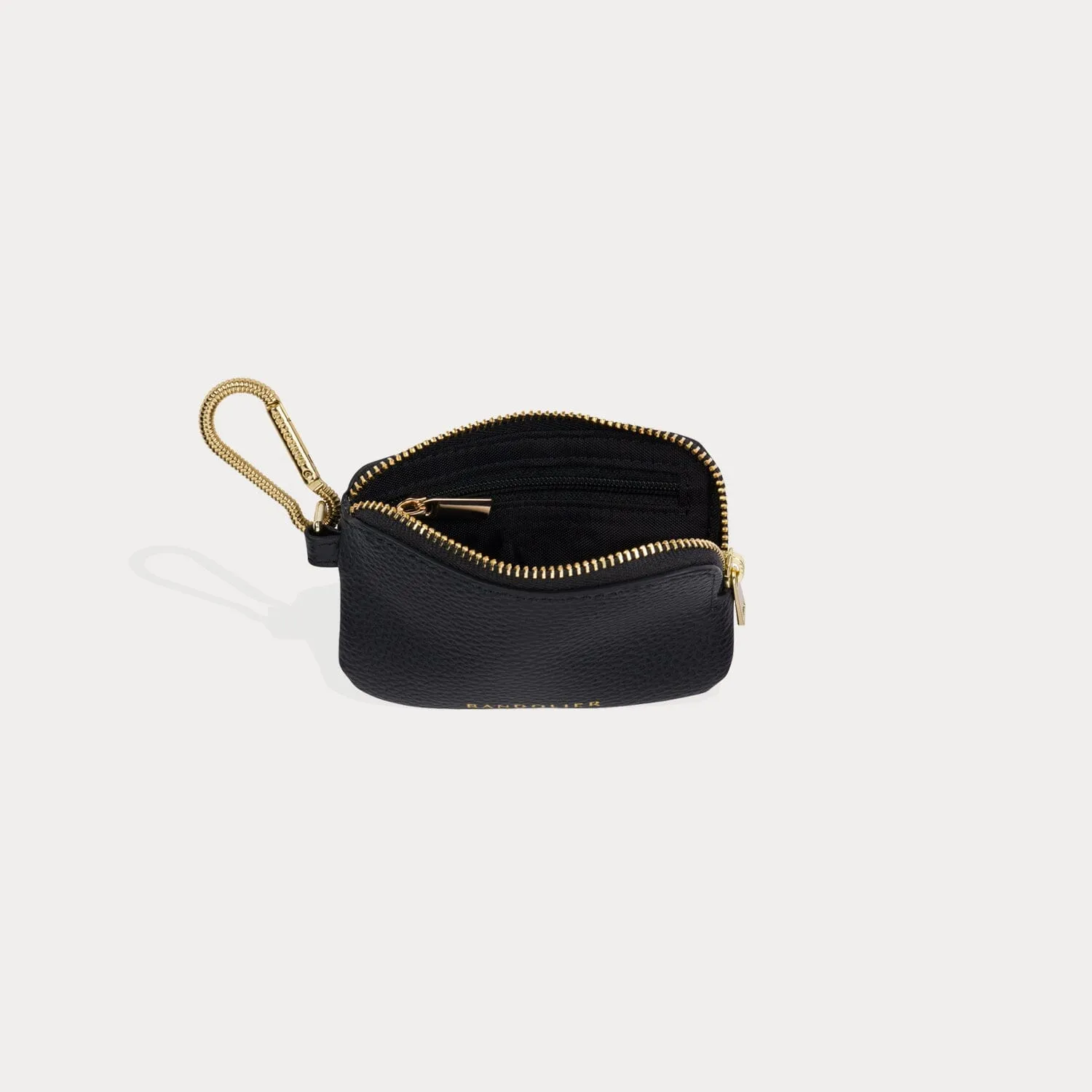 Key Zip Pouch - Black/Gold