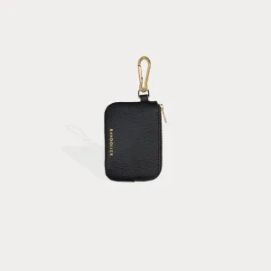 Key Zip Pouch - Black/Gold