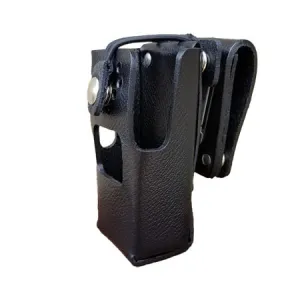 Leather Holster, Open Display for iCOM F1000/2000S & F1100/2100S Radios