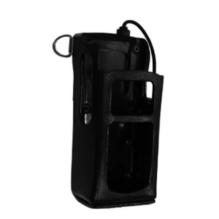 Leather Holster with Shoulder Strap, XL-HC4L for Harris XL-200P Portable Radios