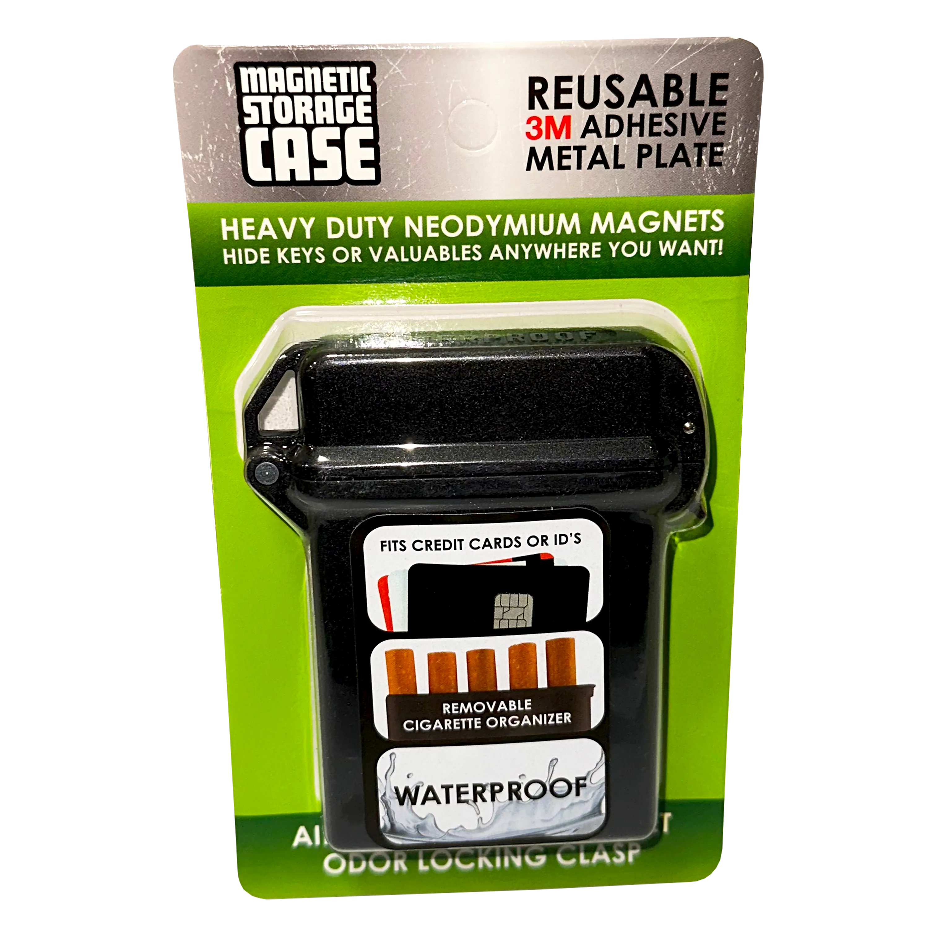 Magnetic Card Hide-A-Key Storage Case- 6 Pieces Per Retail Ready Display 41497