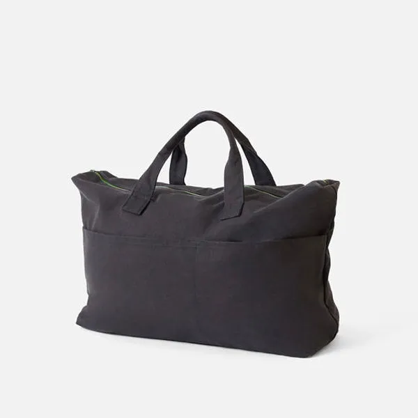 Marlo Contrast Overnight Bag - Blue Black