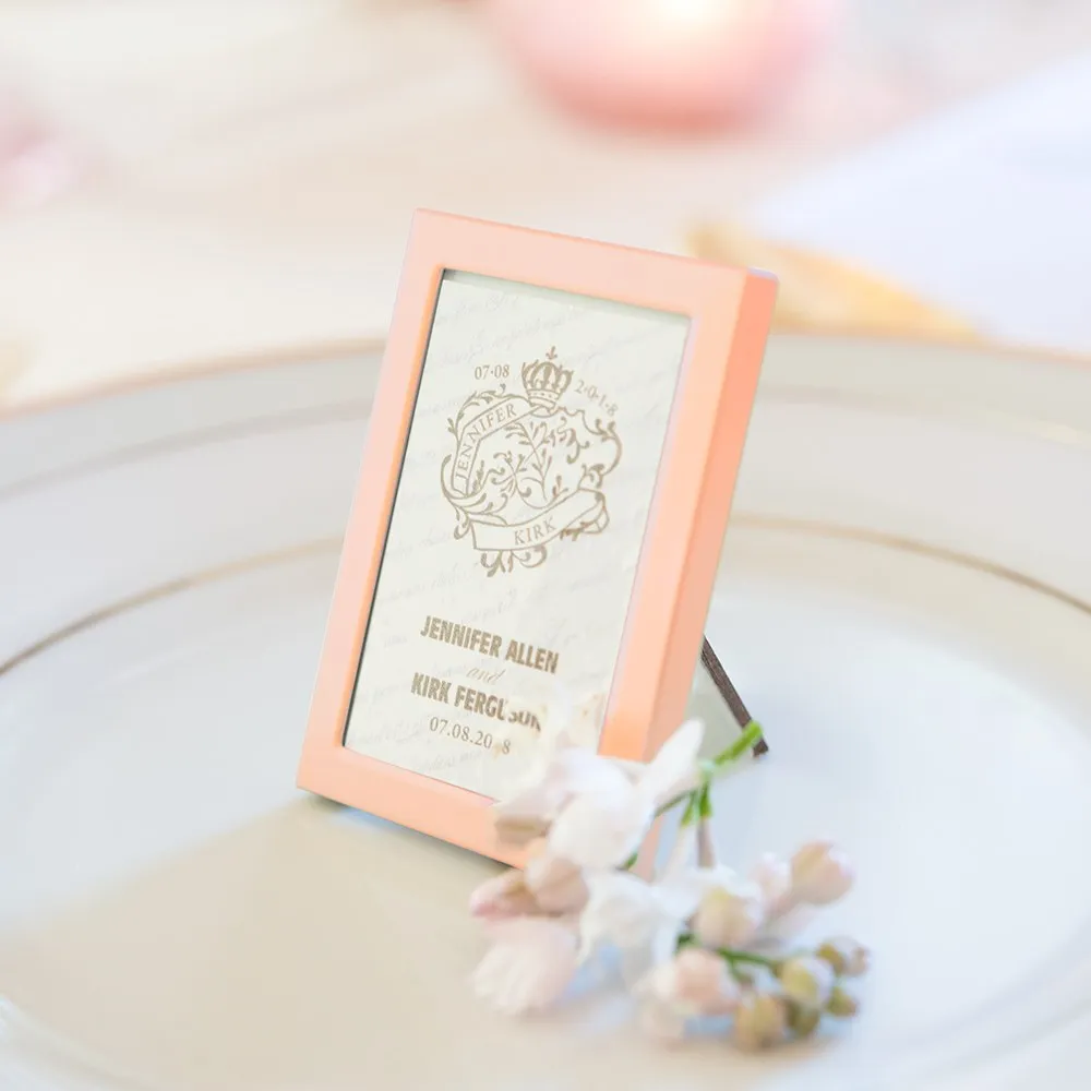 MINI EASEL BACK PHOTO FRAME 3 PIECE SET - ROSE GOLD