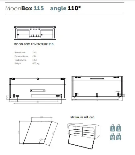 Moon Box Adventure 115cm - Mercedes Sprinter