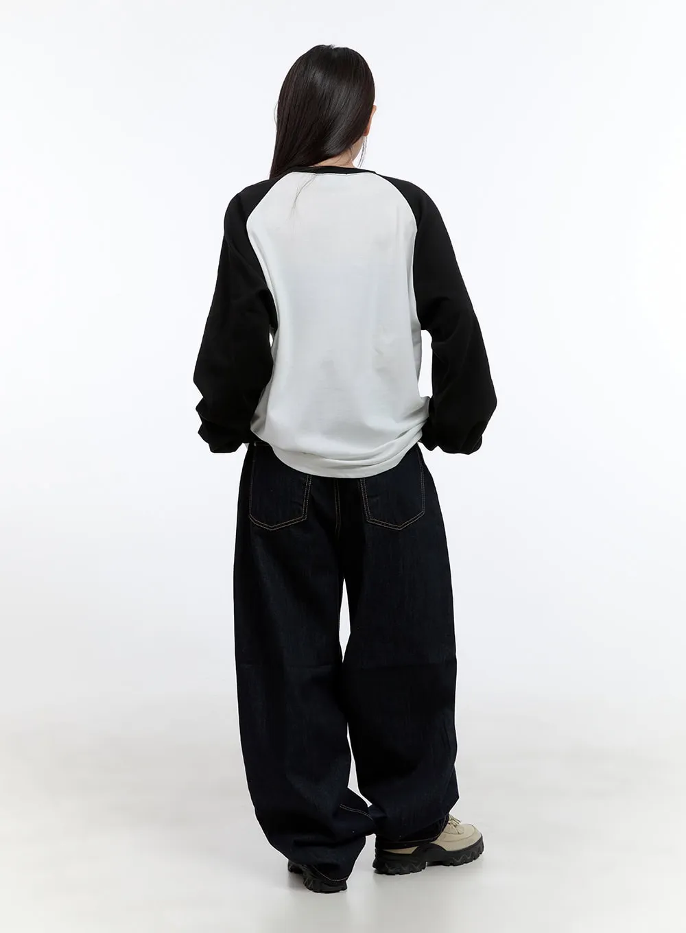 Nori Roomy Fit Denim with Stitch CS406