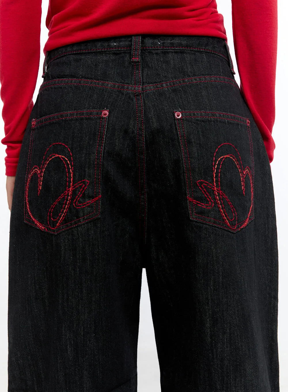Opal Roomy Fit Wide Leg Denim CS410