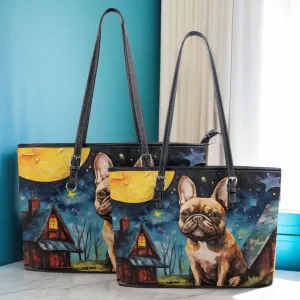 Original Frenchie Dog Art Durable Zipper Handbag