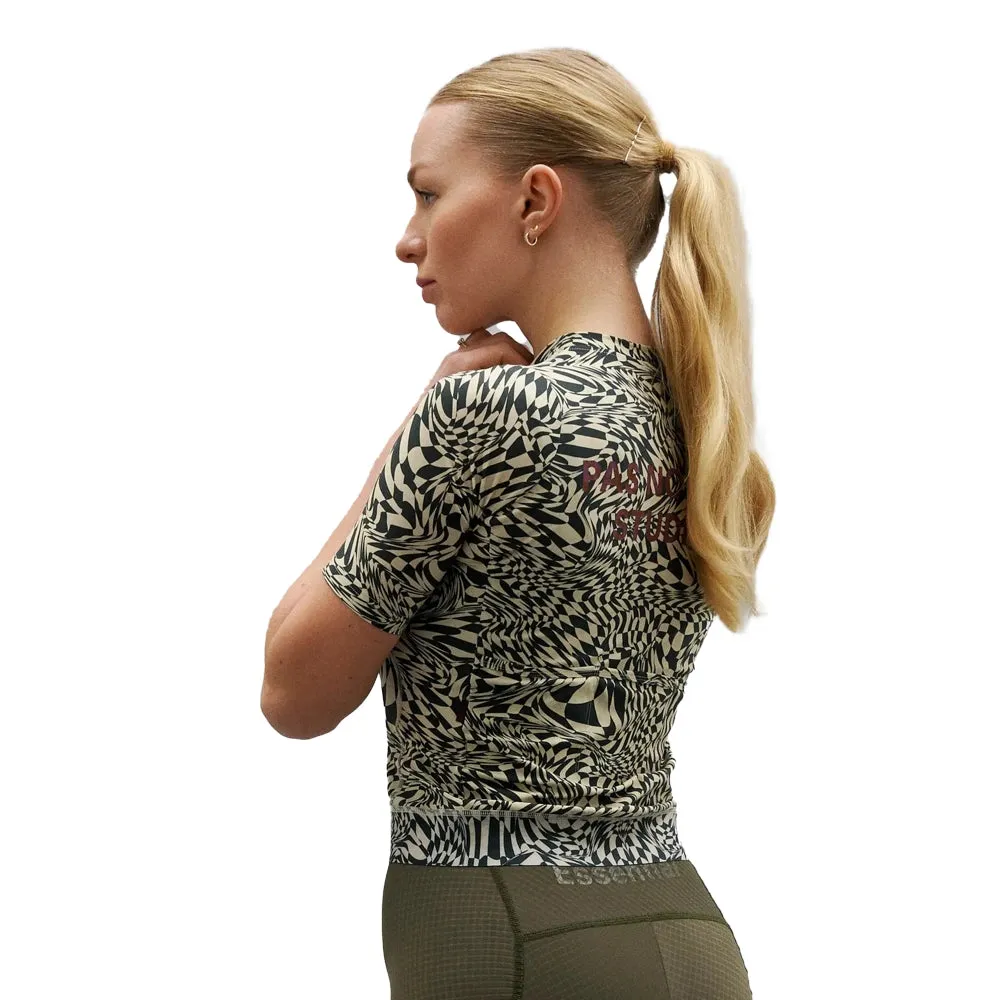 PAS NORMAL STUDIOS Essential Women Jersey - Check Petroleum