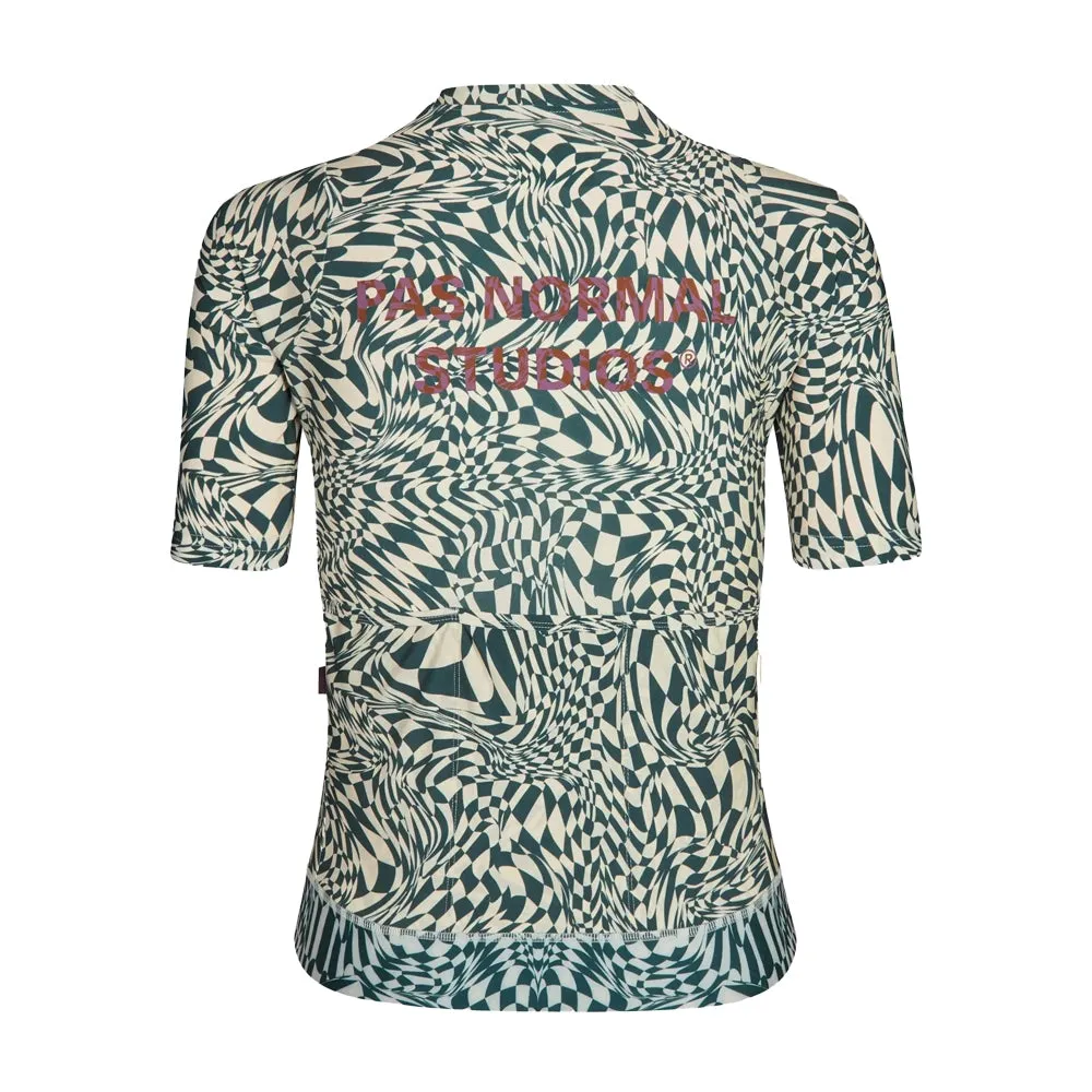 PAS NORMAL STUDIOS Essential Women Jersey - Check Petroleum