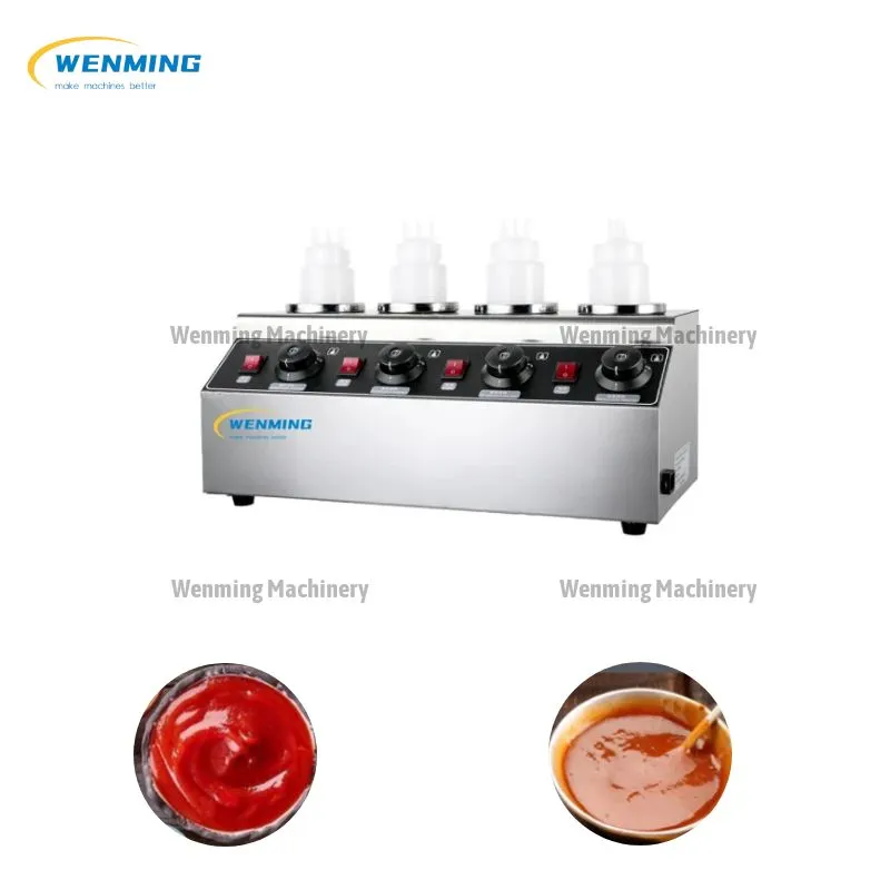Practical Multi-Head Electric Sauce Warming Machine Double-Head Sauce Warming Machine