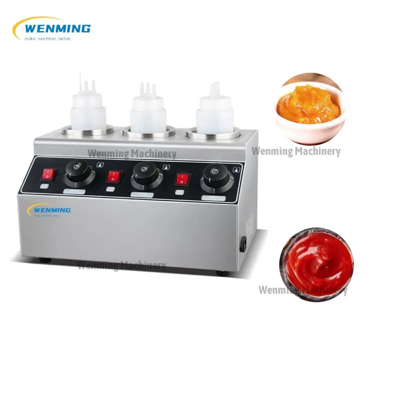 Practical Multi-Head Electric Sauce Warming Machine Double-Head Sauce Warming Machine