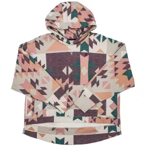 "ROOMY" BURGUNDY/GREY HOOEY HOODY