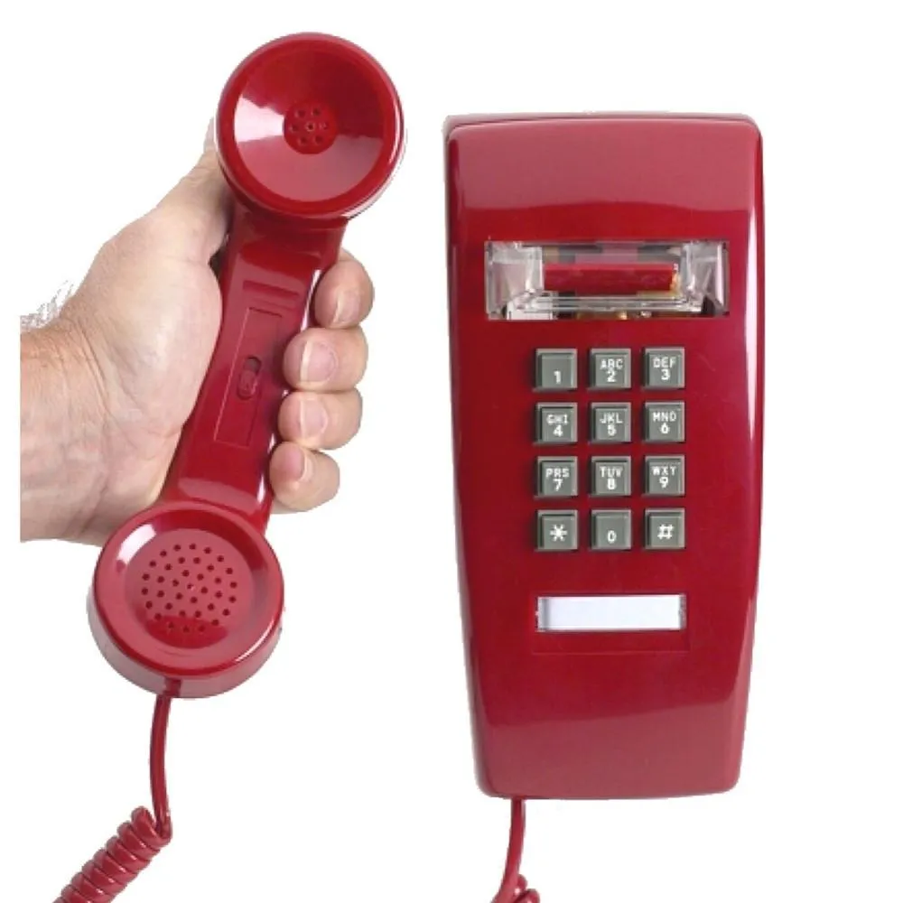 Shoppy Retro 70's Corded Wall Phone