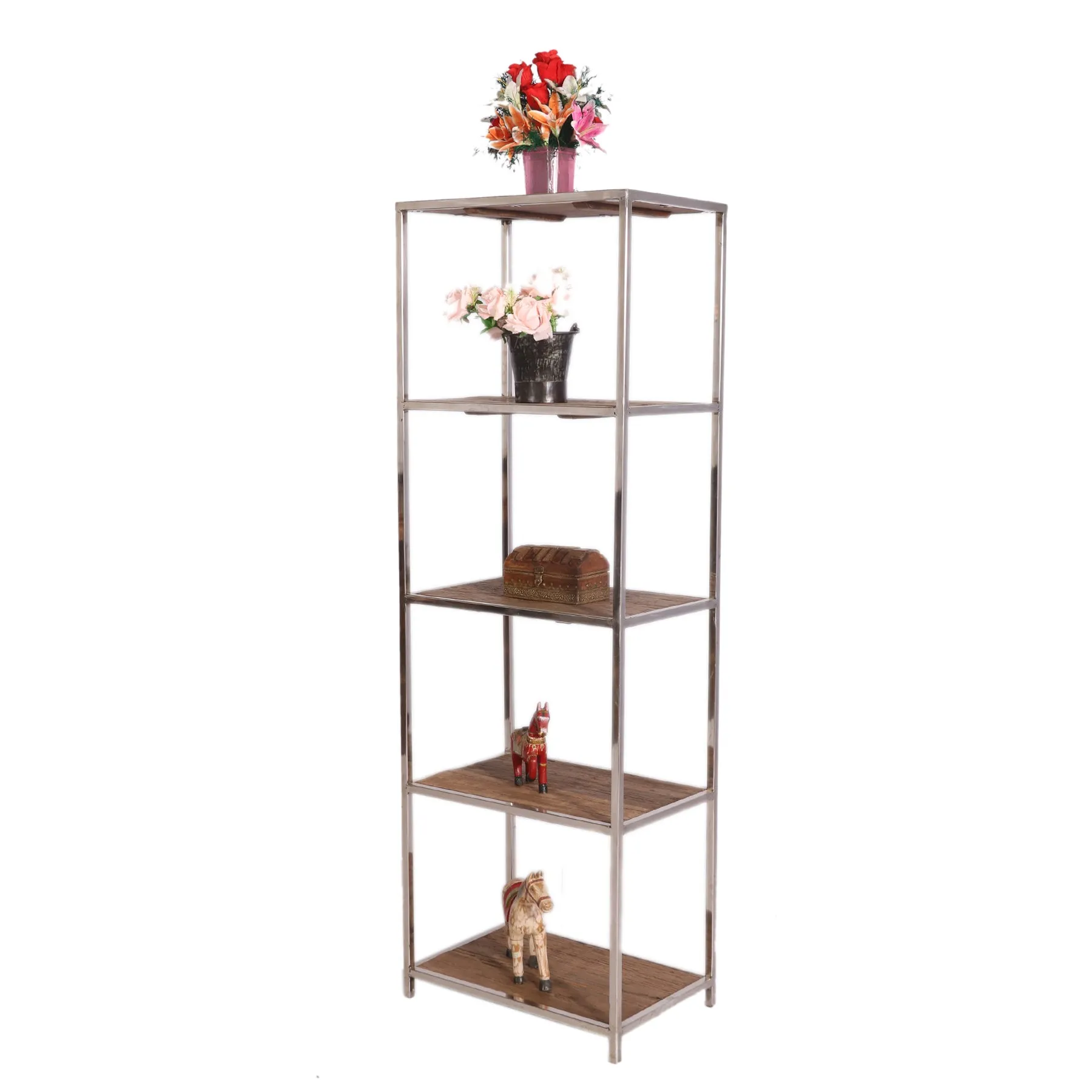 Sleek Metallic Rack