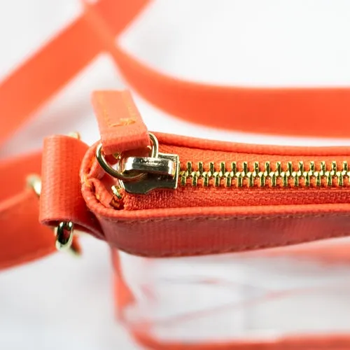 Small Clear Stadium Crossbody - Clemson