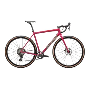SPECIALIZED Crux Comp Complete Gravel Bike Shimano GRX - GLOSS VIVID PINK/ELECTRIC GREEN