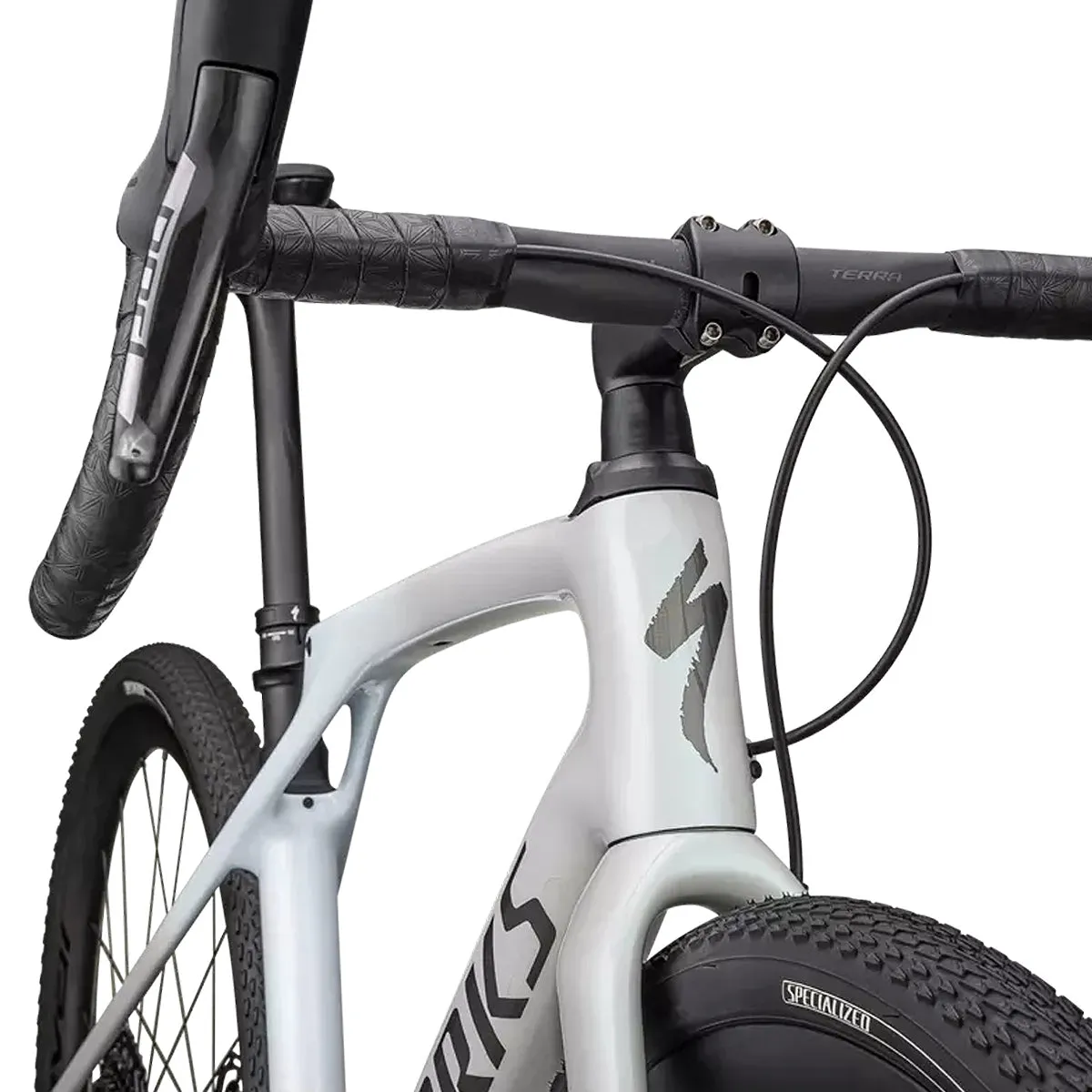 SPECIALIZED DIVERGE STR SWORKS Gravel Bike - DOVE GREY EYRIS PEARL / MORNING MIST / EYRIS PEARL / SMOKE